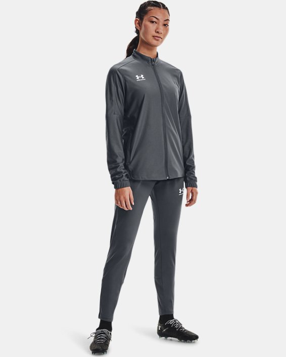 Women's UA Challenger Track Jacket, Gray, pdpMainDesktop image number 2